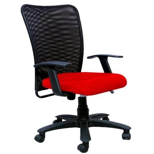 2002 Black And Red Office Chair